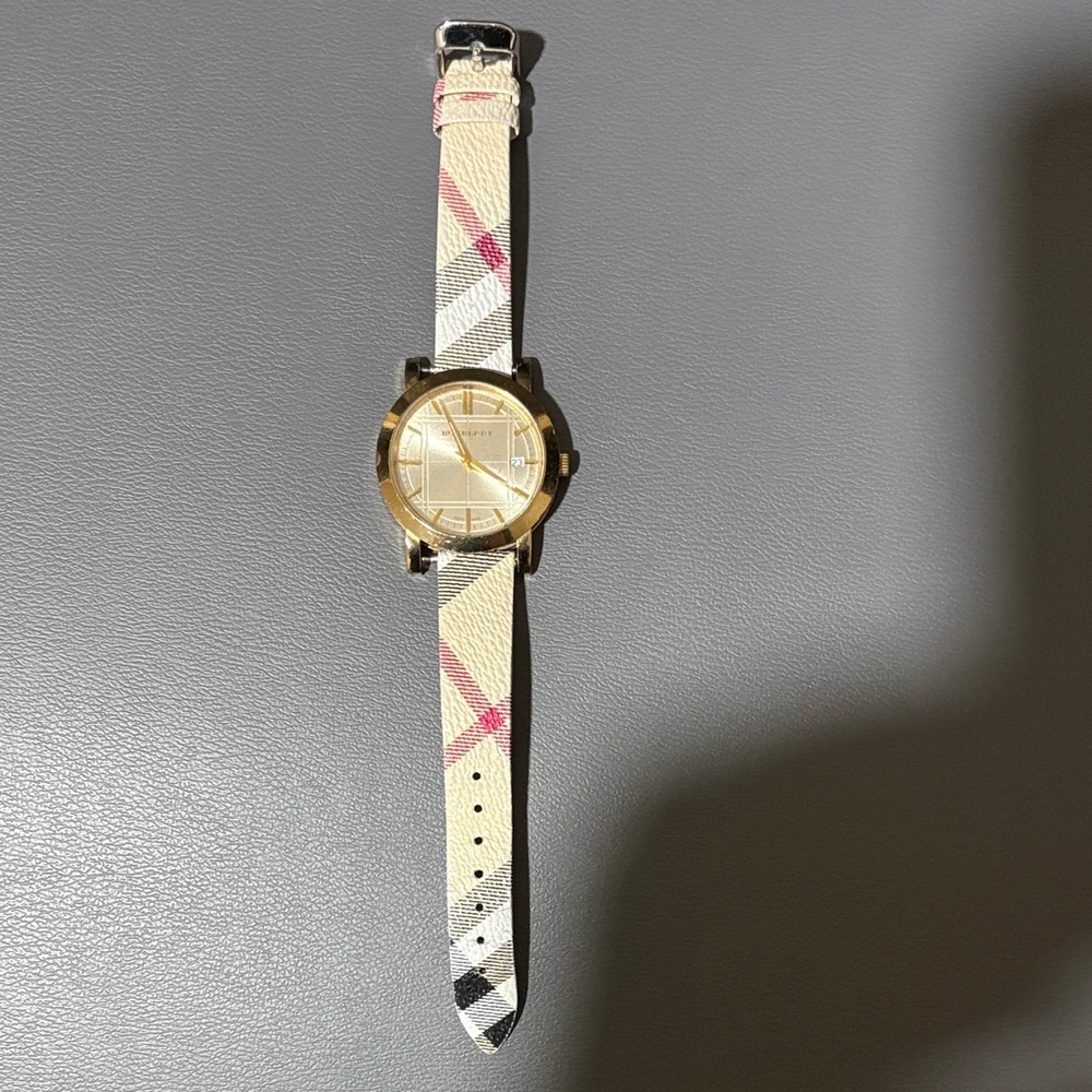 Burberry Gold and Cream Women's Watch